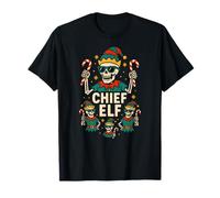 Familia a Juego Elf Chief Elf Fun Mens Christmas Group Camiseta