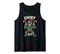 Familia a Juego Elf Chief Elf Fun Mens Christmas Group Camiseta sin Mangas