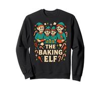 Familia a Juego Elf The Baking Elf Womens Christmas Holiday Sudadera