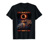 Familia a Juego España Crucero Eclipse Solar Total 2026 Camiseta