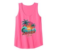 Familia Aruba 2026 All Girls Trip Surfer Vacation Sisters Camiseta sin Mangas