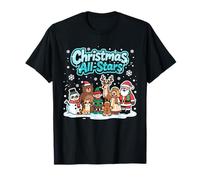 Familia asociada Navidad Wichtel Santa Claus Rentier Schneemann Camiseta