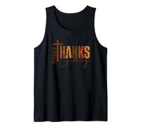 Familia cristiana de Happy Thanksgiving Holiday Camiseta sin Mangas
