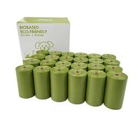 FAMILIA DE AROMA LÓPEZ 360 uds. Bolsas Caca Perro ECO-FRIENDLY 100% Certificado,SIN Dispensador Bolsas Caca Perro, Bolsa Caca Perros Extra Grueso, Fuerte y a Prueba, Bolsa Perro, Bolsas perro caca