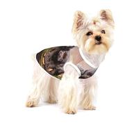 Familia de Cachorros de Labrador, Cachorros pequeños Marrones,Camiseta de algodón sin Mangas para Mascotas, Chaleco Transpirable, Suave y elástico para Cachorros,M