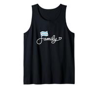 Familia de Chicago - Bandera de la Ciudad de Chicago Heritage Word Art Camiseta sin Mangas