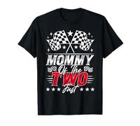 Familia De Coche De Carreras De Mommy Of The Two Fast Second Birthday Camiseta