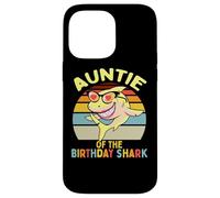 Familia de cumpleaños Auntie of The Shark Carcasa para iPhone 14 Pro MAX