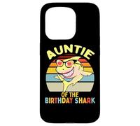 Familia de cumpleaños Auntie of The Shark Carcasa para iPhone 15 Pro