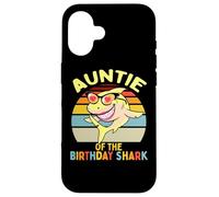 Familia de cumpleaños Auntie of The Shark Carcasa para iPhone 16