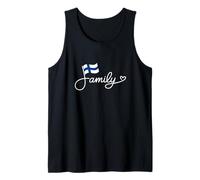 Familia de Finlandia - Bandera finlandesa Heritage Word Art Camiseta sin Mangas