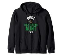 Familia de Fuentes Best Duck Hunting Aunt Ever Cool Duck Sudadera con Capucha