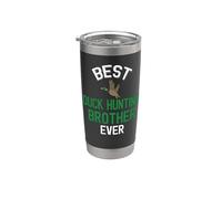Familia de fuentes Best Duck Hunting Brother Ever Cool Duck Vaso térmico de acero inoxidable de doble pared