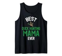 Familia de Fuentes Best Duck Hunting Mama Ever Cool Duck Camiseta sin Mangas