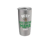 Familia de fuentes Best Duck Hunting Mama Ever Cool Duck Vaso térmico de acero inoxidable de doble pared