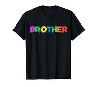 Familia de Fuentes Brother Master Builder Building Bricks Blocks Camiseta