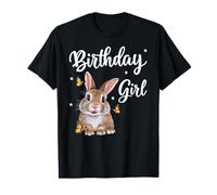 Familia de Fuentes Bunny Rabbit Birthday Girl Matching Camiseta
