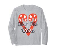 Familia de Fuentes Candy Cane Cutie Christmas Matching Manga Larga