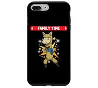 Familia de Fuentes Family Time Christmas Llama Carcasa para iPhone 7 Plus/8 Plus