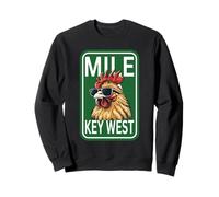 Familia de Fuentes Key West Florida Rooster Chicken Mile Zero Marker Sudadera