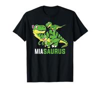 Familia de Fuentes MIAsaurus Cute MIA Saurus Dinosaur Matching Camiseta