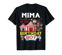 Familia de fuentes Mima Of The Birthday Boy Ringnaster Circus Matching Camiseta