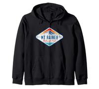 Familia de fuentes Mount Rainer National Park Washington Sudadera con Capucha
