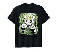 Familia de fuentes Pandamonium Panda Fun Bamboo Camiseta