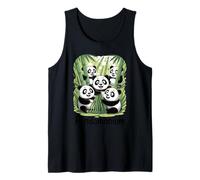 Familia de fuentes Pandamonium Panda Fun Bamboo Camiseta sin Mangas