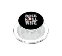Familia de Fuentes Rock and Roll Wife Skull Logo Rocker PopSockets PopGrip para MagSafe