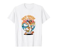 Familia de Fuentes Silly Goose On A Cruise Matching Group Camiseta gráfica económica, Hombre, Blanco, XL