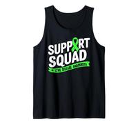 Familia de fuentes Support Squad Green Ribbon Lyme Disease Awareness Camiseta sin Mangas