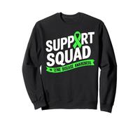Familia de fuentes Support Squad Green Ribbon Lyme Disease Awareness Sudadera