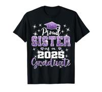 Familia de graduación senior de graduación súper orgullosa hermana de 2025 Camiseta