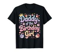 Familia de Mariquitas Daddy of The Birthday Girl Camiseta