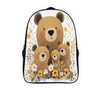 familia de osos mochilas escolares de 3d impresos con bolsillos grandes animales de grande mochila diseño ergonómico mochilas 2 compartimento-16,para mujeres hombres fiestas escolares
