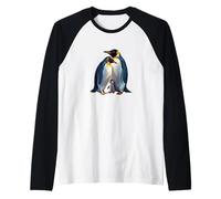 Familia de pingüinos, Aves acuáticas, aves no voladoras, Camiseta Manga Raglan