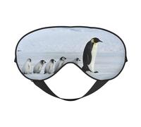 Familia de pingüinos, Cubreojos completos Antifaz bloqueador de luz Antifaz para dormir Antifaz suave con los ojos vendados Noche