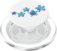 familia de tortugas, amante de los animales, océano, viajes PopSockets PopGrip para MagSafe