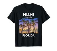 Familia de Vacaciones de Verano en Miami Florida Souvenir Travel USA Camiseta
