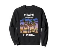 Familia de Vacaciones de Verano en Miami Florida Souvenir Travel USA Sudadera