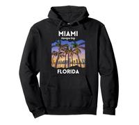 Familia de Vacaciones de Verano en Miami Florida Souvenir Travel USA Sudadera con Capucha