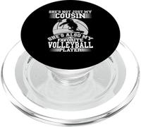 Familia Deportiva My Cousin Is My Favorite Volleyball Player PopSockets PopGrip para MagSafe