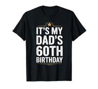 Familia divertida de celebración de cumpleaños 60 de It's My Dad's Camiseta