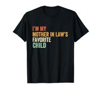 Familia Divertida del Hijo Favorito de mi Suegra Camiseta