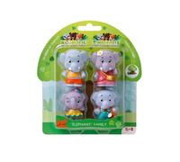 Familia Elefante 4 Personajes - Klorofil - indyaeduocio