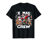 Familia en Pareja Navidad Wichtel Santa Crew Elfe Schneemann Dab Camiseta