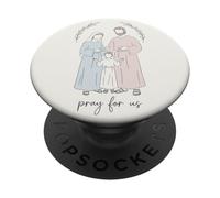 Familia Jesús María Y José Oran por Nosotros Católicos PopSockets PopGrip Adhesivo