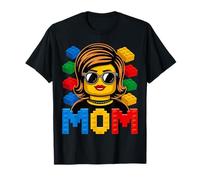 Familia Mamá Maestro Constructor Ladrillos Bloques Día de la Madre Camiseta