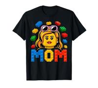 Familia Mamá Maestro Constructor Ladrillos Bloques Día de la Madre Camiseta